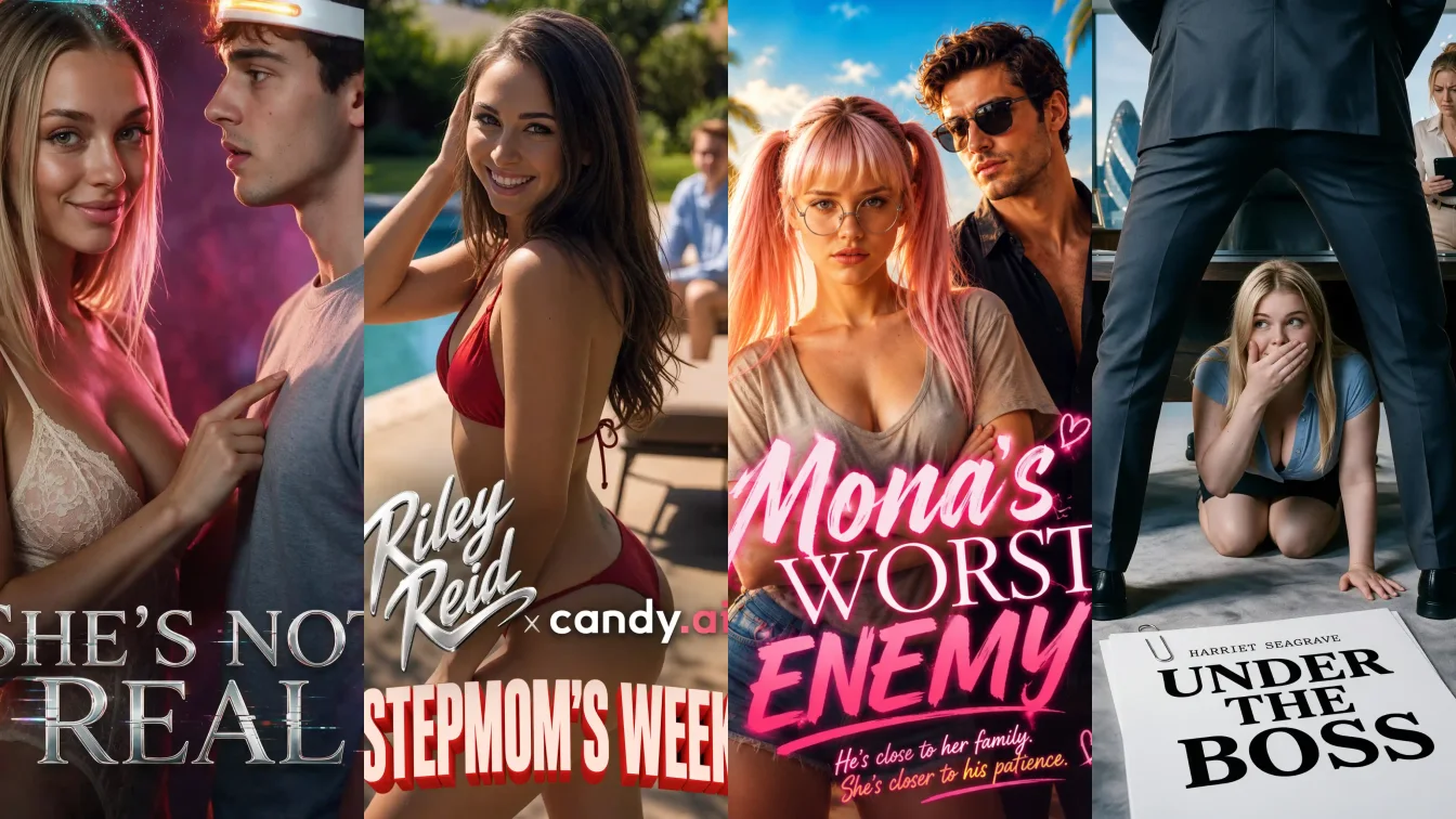Posters of the best Candy AI Shorts series