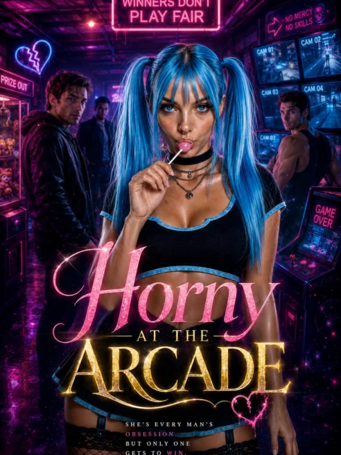 Horny at the Arcade poster on Candy AI Shorts