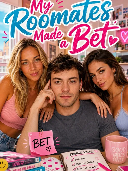 My Roommates Made a Bet poster on Candy AI Shorts