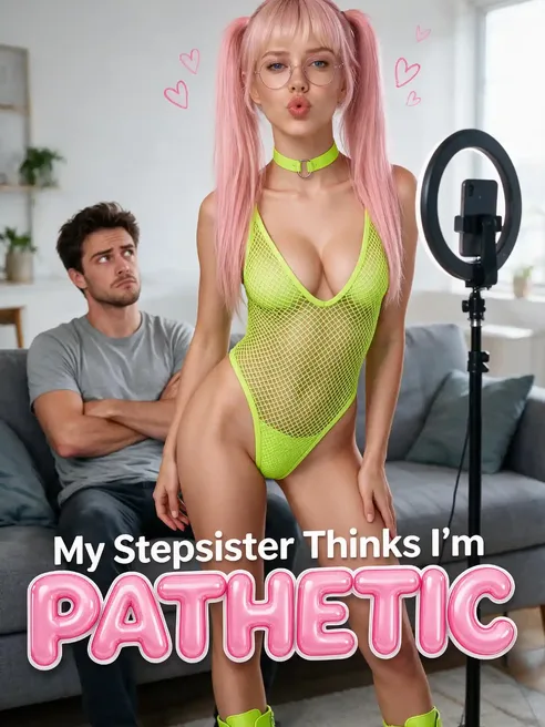 My Stepsister Thinks I'm Pathetic poster on Candy AI Shorts
