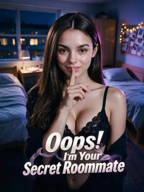 Oops! I'm Your Secret Roommate poster on Candy AI Shorts